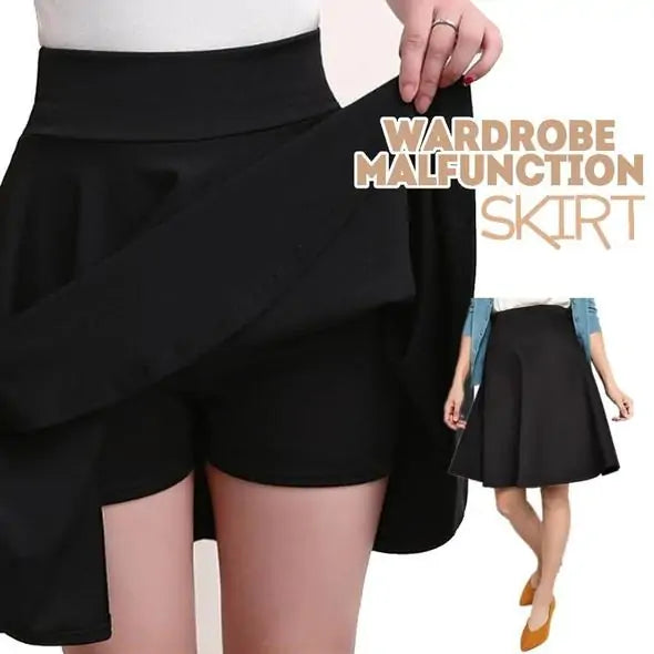 Wardrobe Malfunction Free Shorts Skirt