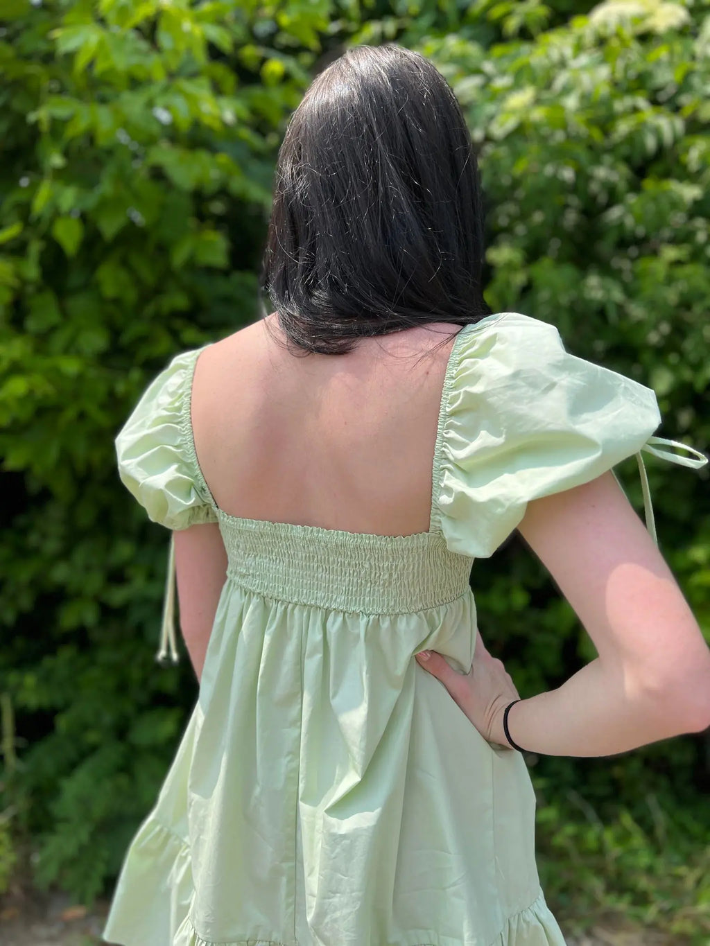 Puffed Shoulder Sundress