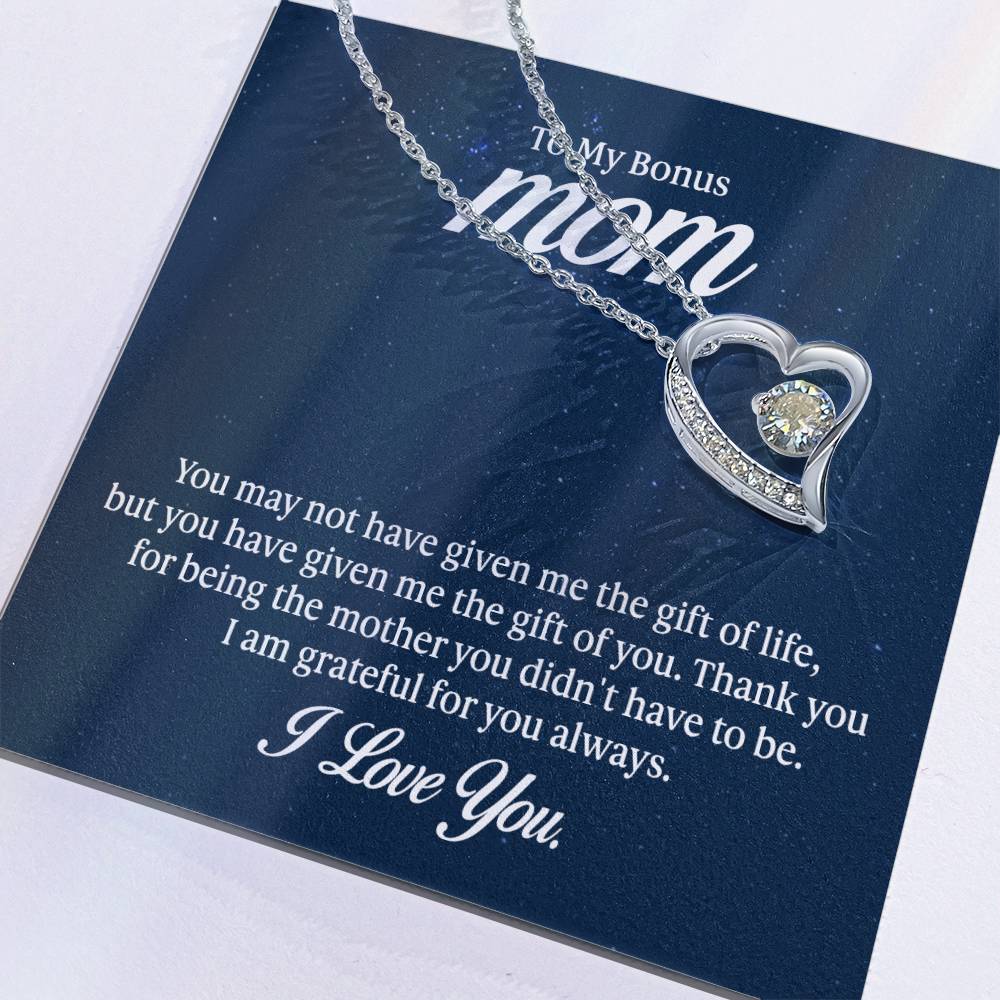 Forever Love Necklace - To My Bonus Mom