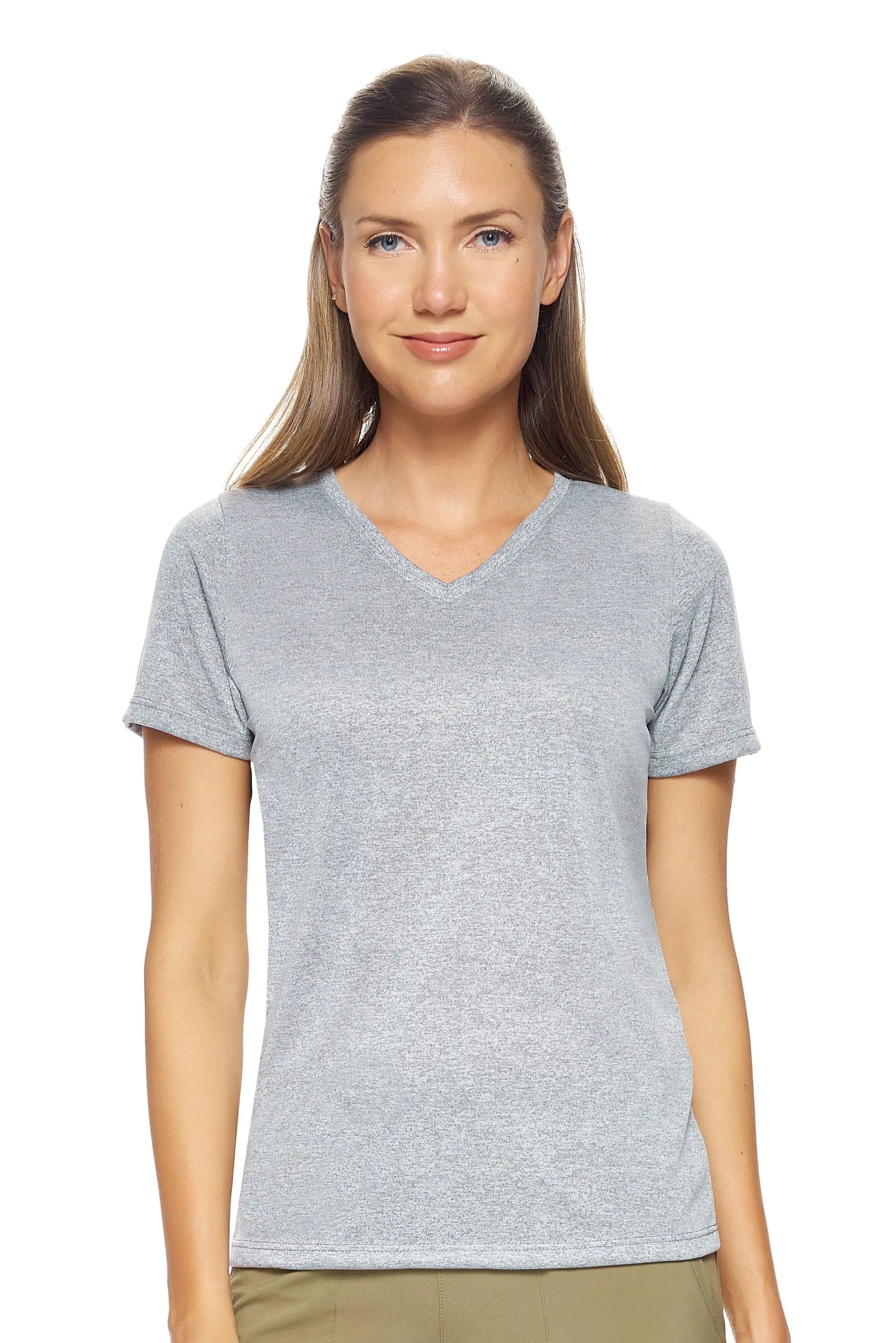 Women's Natural Feel Jersey V-Neck T-Shirt