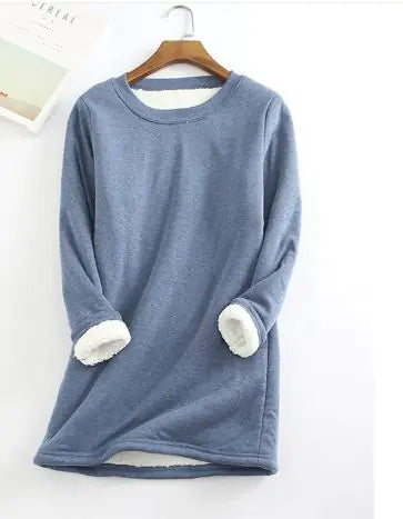 Women's Lamb Velvet Long-Sleeve Bottoming T-Shirt