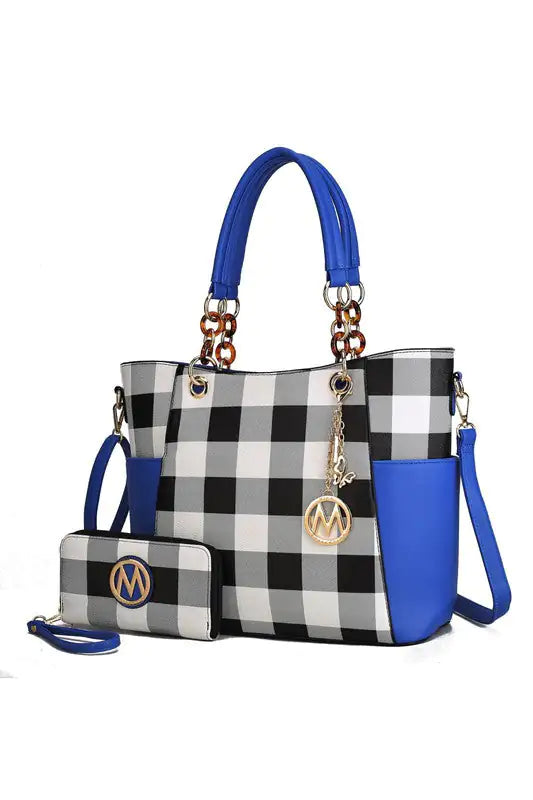 Checker Tote Bag